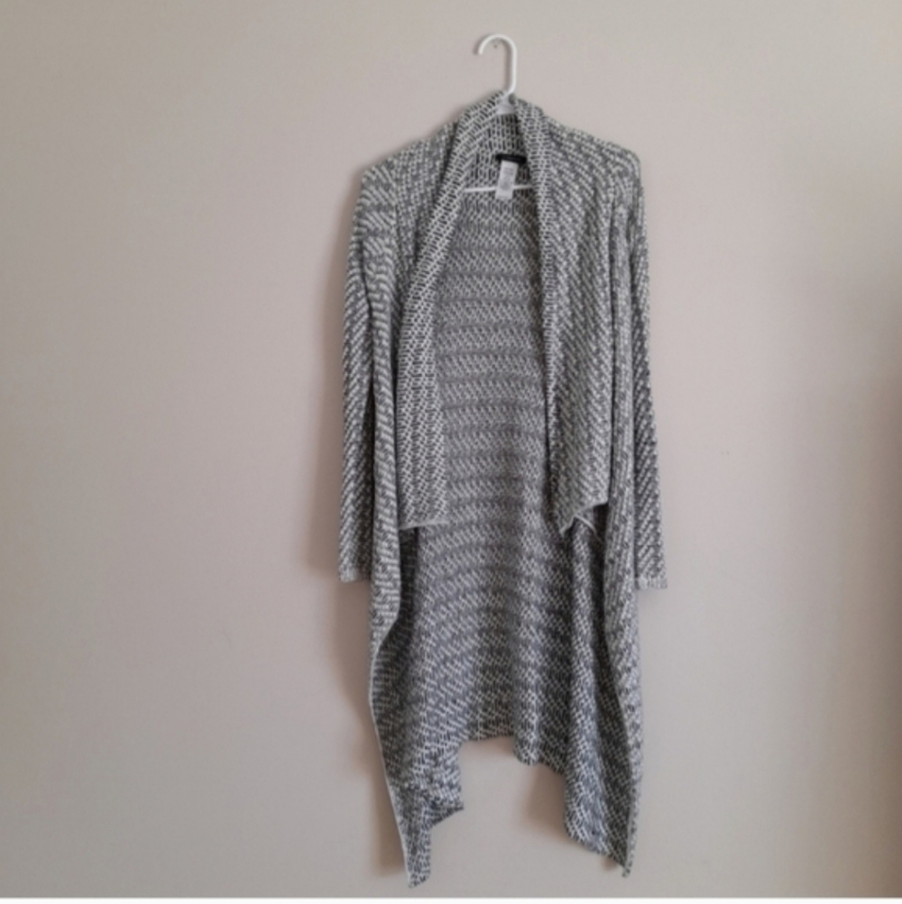 Dynamite Heather Gray Knit Cardigan